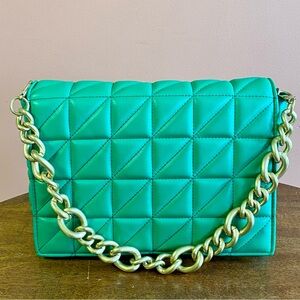Zara Quilted Bag Vegan Leather Chain